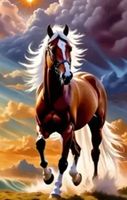 Diamond Painting 2 versch. Pferde-8-Teil-925