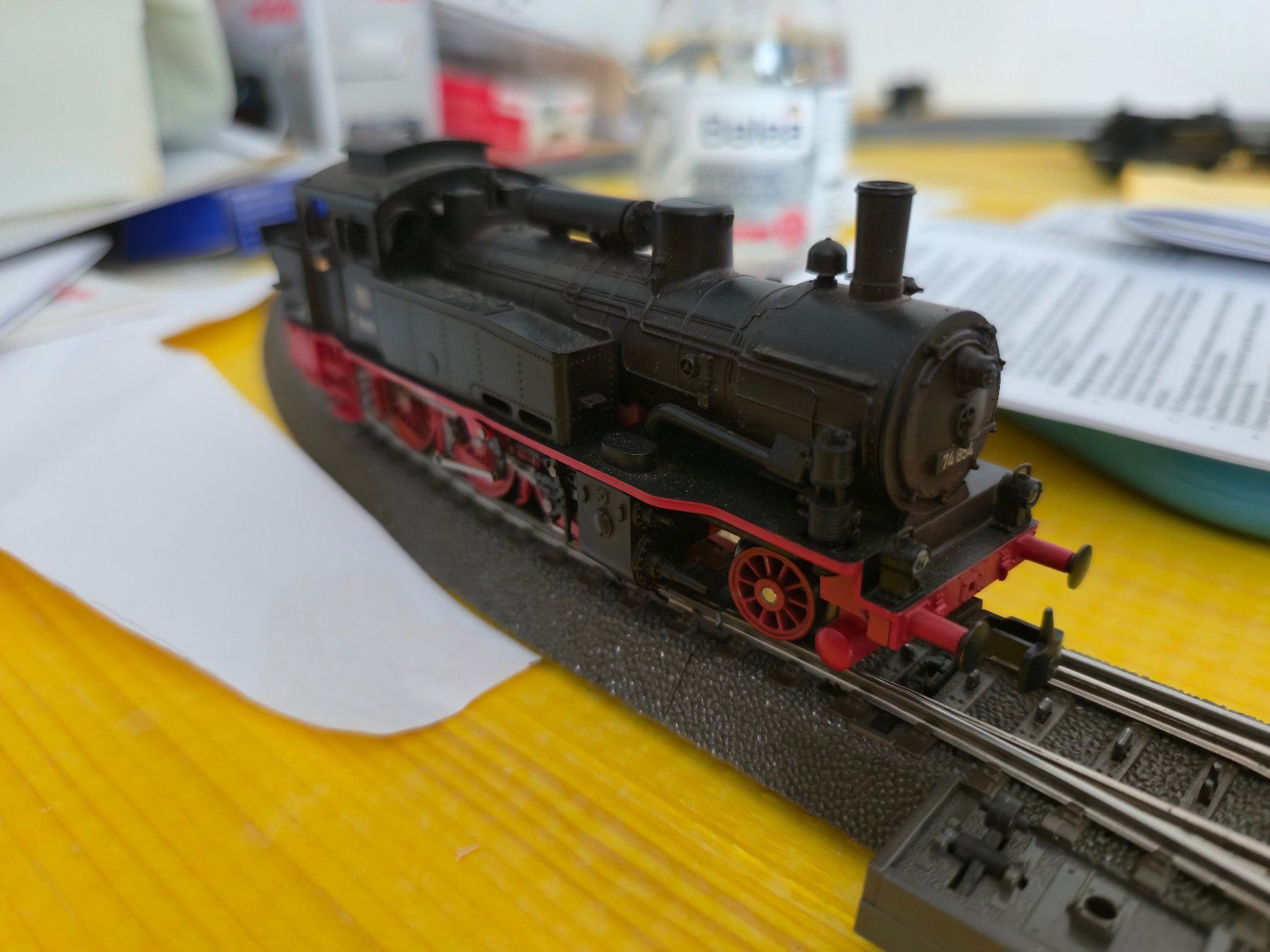 Märklin Modellini di ferrovie: BR 74 Dampflok 36746 – Difettoso da Egg (Flawil) venduto da cyrillswiss12 1