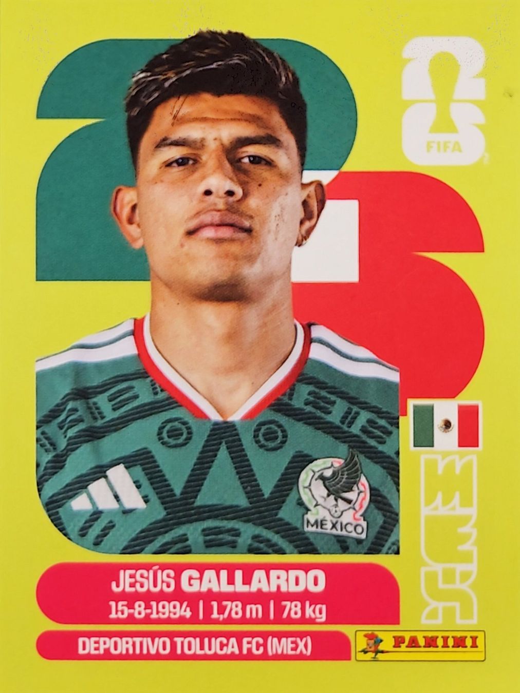 Panini Carte collezionabili: Panini2026 MEX6 Jesus Gallardo – Nuovo (secondo la descrizione) da Wilchingen venduto da Grille-50