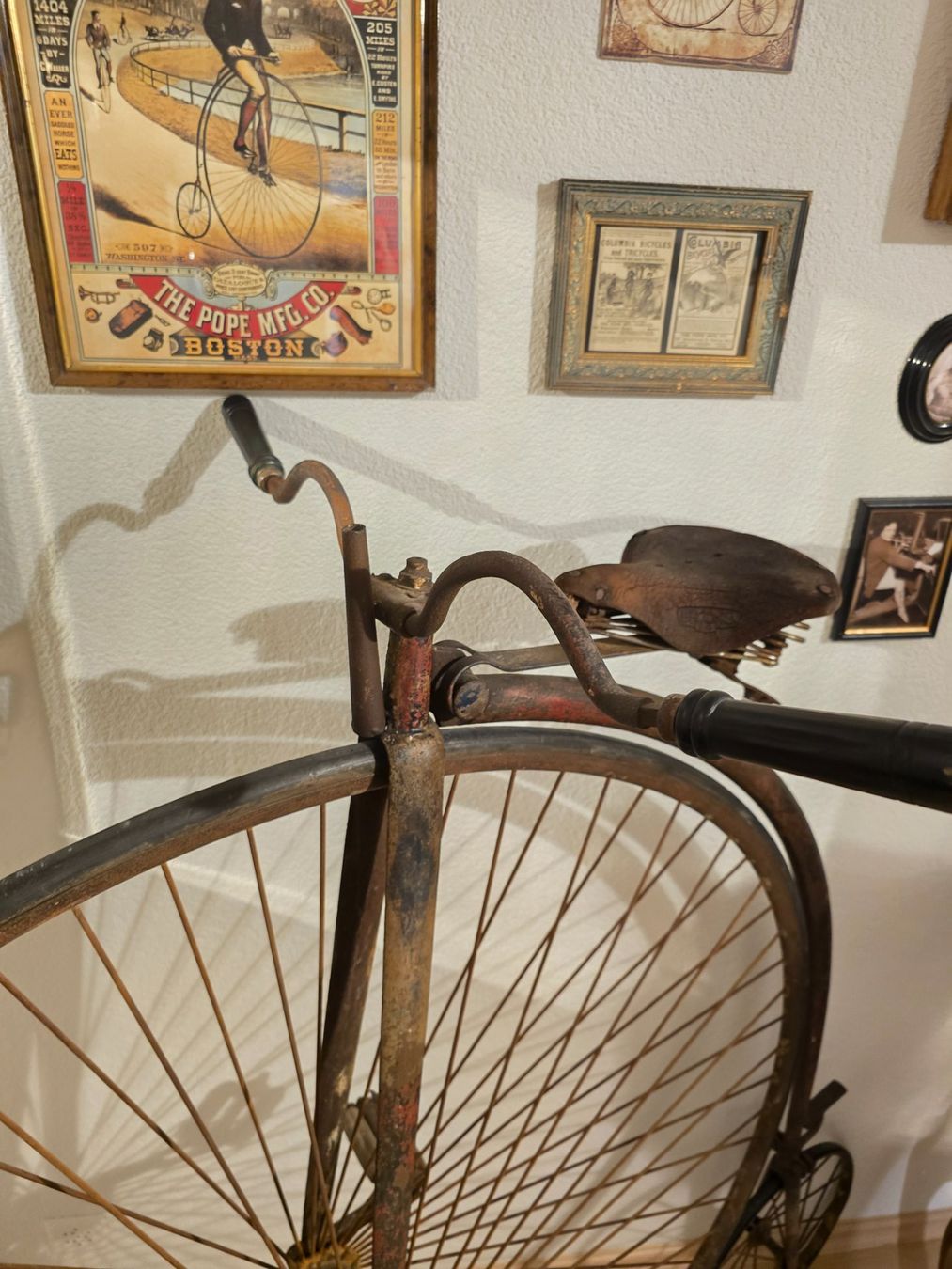 Biciclette: Antikes Hochrad um 1885 – Usato da Hüntwangen venduto da Scarciglias-Antiques 5