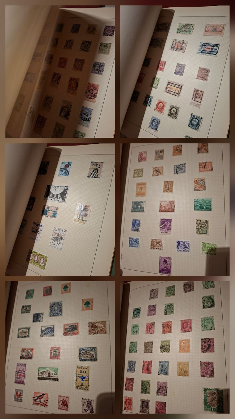 Tous les timbres: Sammlung eingeklebter Marken Weltweit über 100Seiten – D'occasion à Balgach par SIMEON27 2