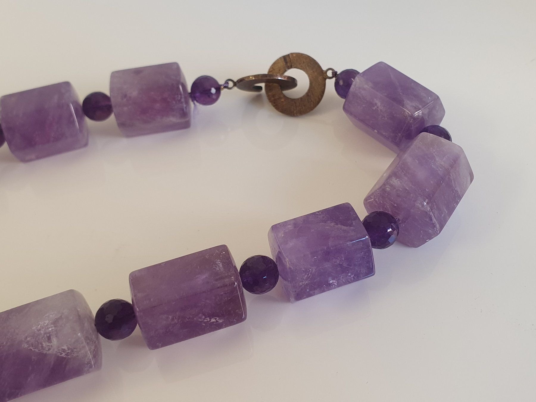 Catenine: Amethyst Collier, violett, Halskette – Usato da Edlibach venduto da flairaffair 1