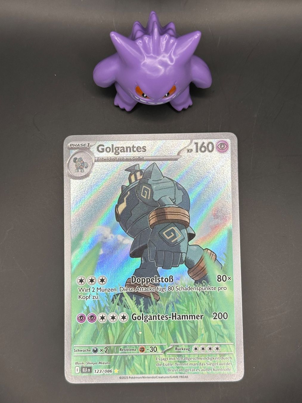Pokémon Sammelbilder & Trading cards: Schwarze Blitze - Golgantes BLK 123 DE – Neu (gemäss Beschreibung) aus Winterthur von MonCards