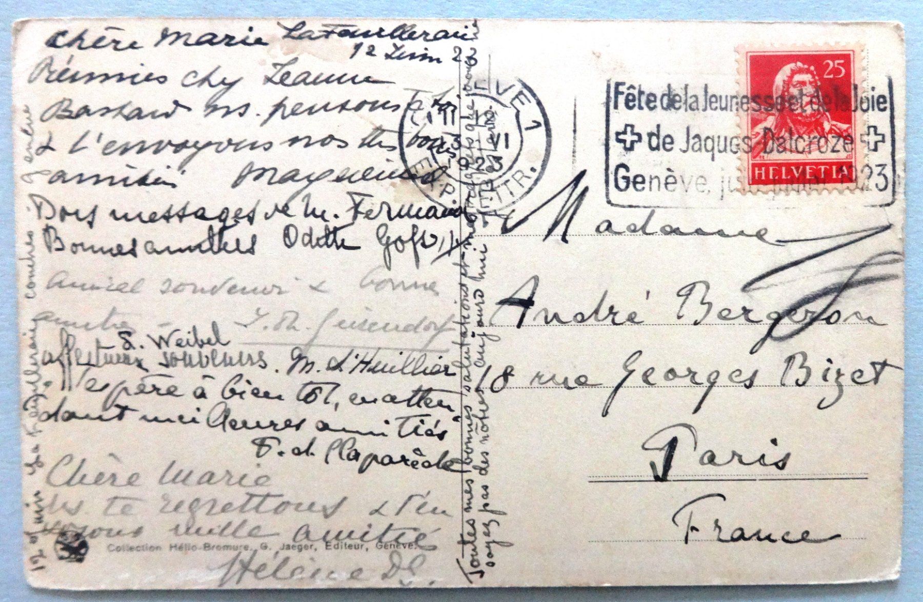 Cartes postales: Genève, Le Collège et St-Pierre – D'occasion à Fétigny par Billy2miny 1