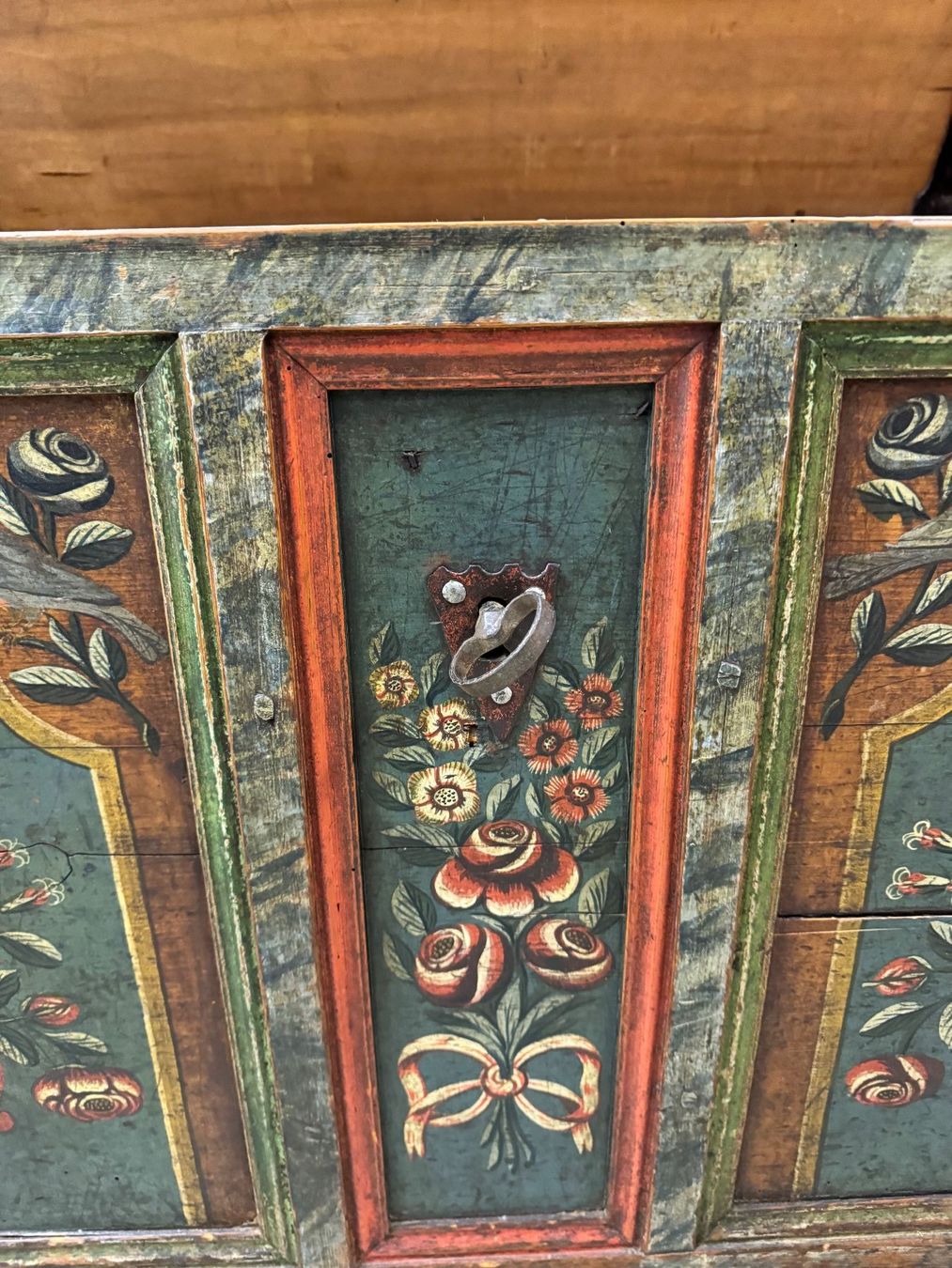 Cassapanche: Authentic Antique Bahut en Sapin - Year 1791 – Usato da Gsteig b. Gstaad venduto da Auctionly 1