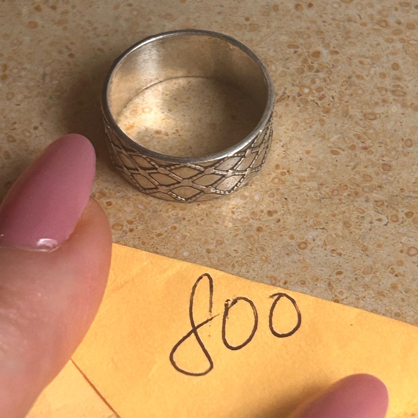 Ringe: Silber Ring RAUTE (Grösse 57) – Gebraucht aus Basel von bellespirit 4