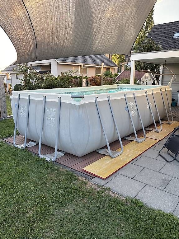 Intex Schwimmbad: Grosser Intex Pool mit WP – Gebraucht aus Sarmenstorf von Tinkao10 1