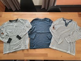 3 Langarmshirts Jungen Gr. 158/164 Top Zustand
