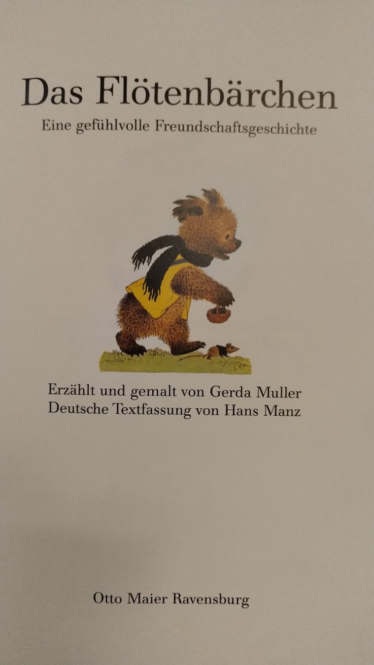 Libri: Das Flötenbärchen / Bären Bilderbuch von Gerda Muller – Usato da Bellach venduto da JingleJerry 2
