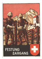 Militär - Einheitskarte - Festung Sargans - Feldpost Art. 12