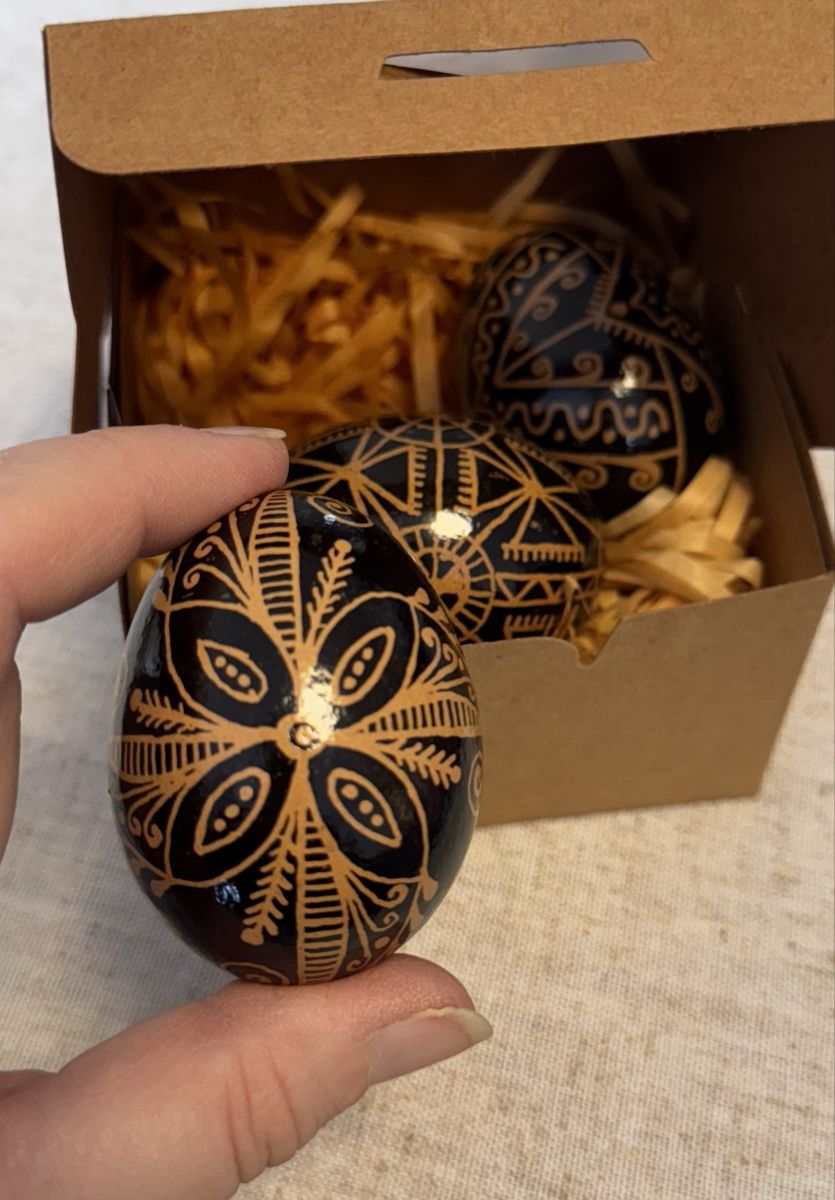Tutte le decorazioni: Ostereier Pysanka 3-er Set – Nuovo e nell'imballaggio originale da Zürich venduto da iry_9mbn 1