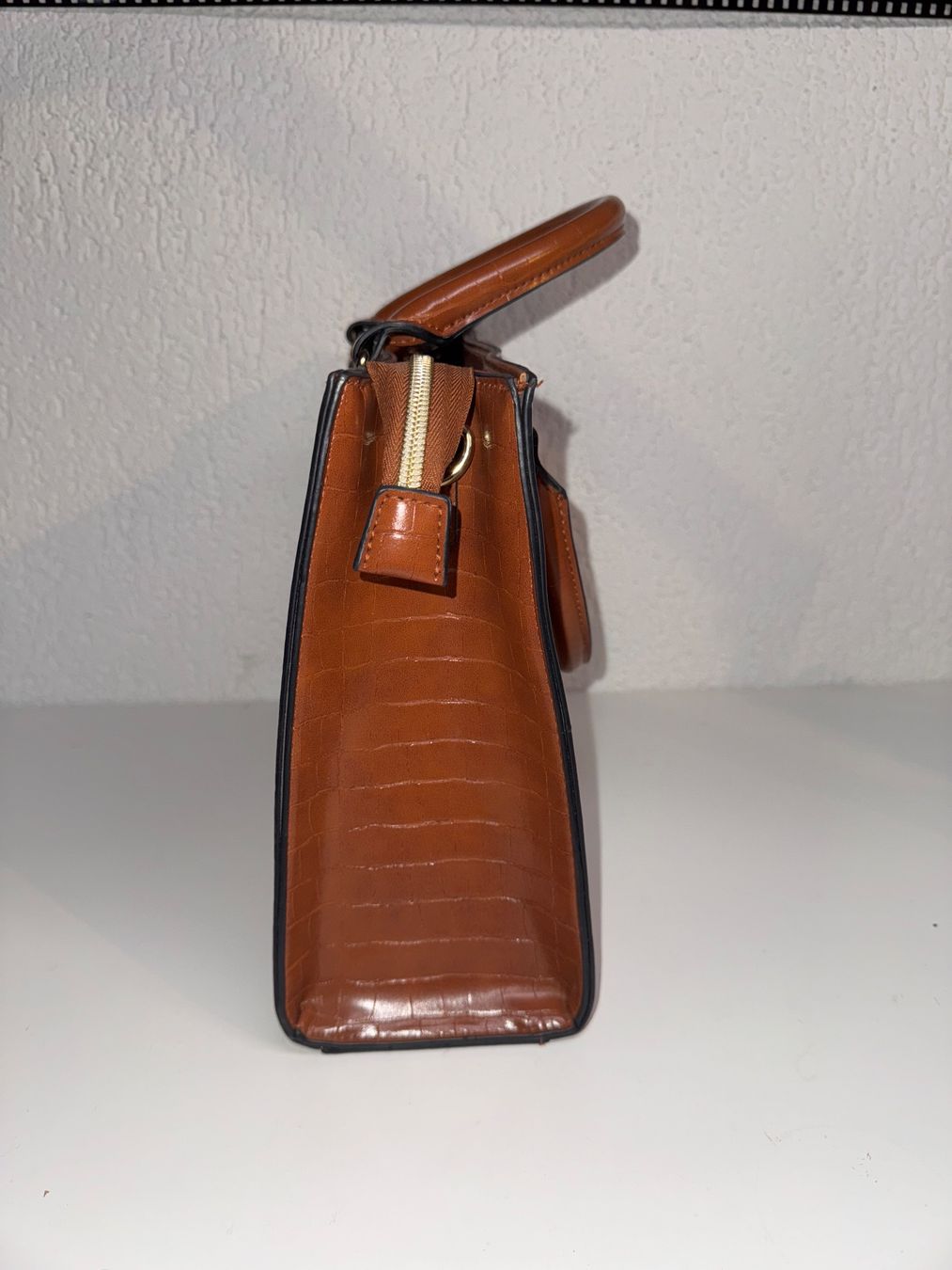 Borse da donna: Schöne braune Tasche – Usato da Grosswangen venduto da shoes.bags.and.co 2