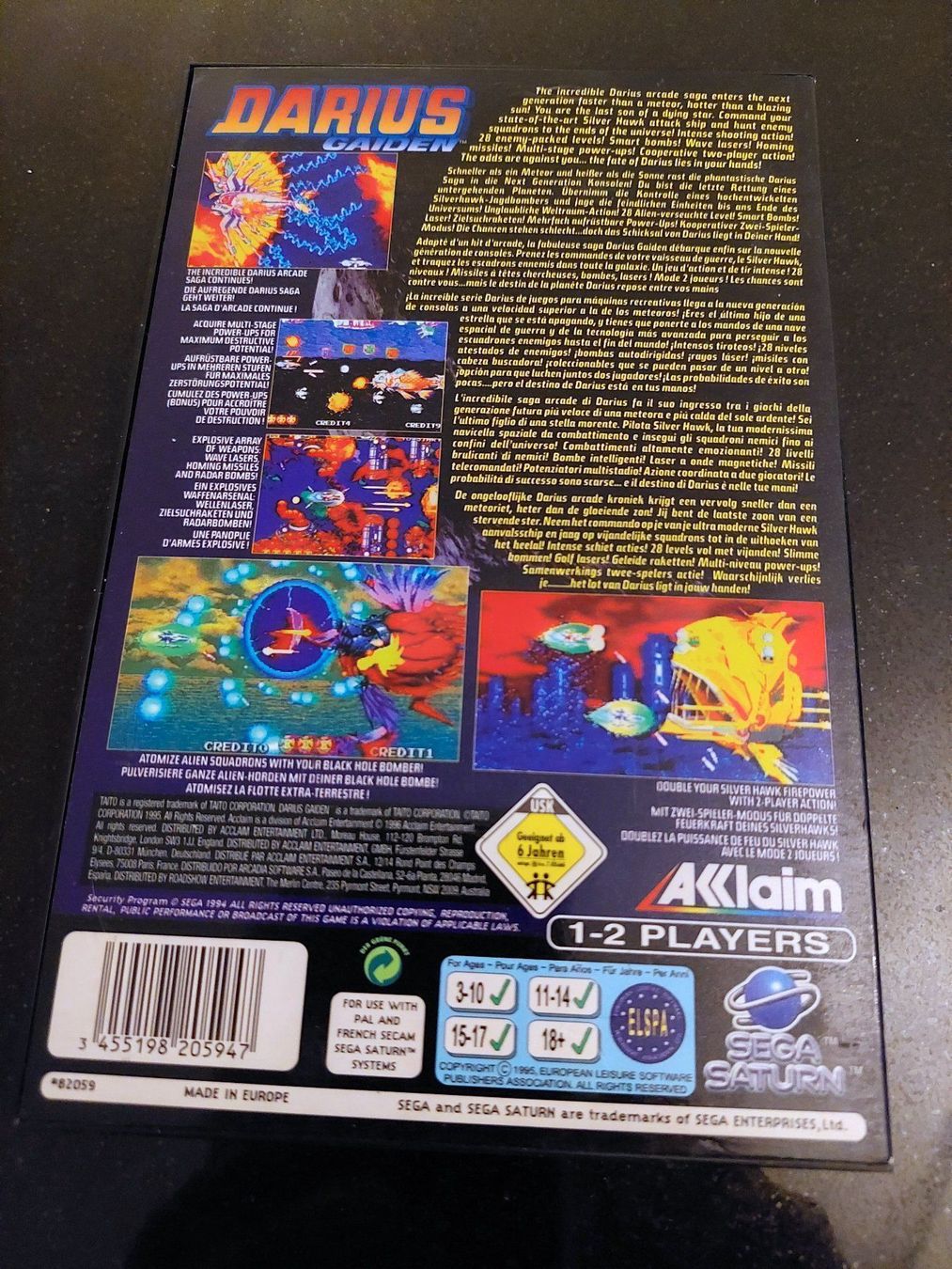 Sega Spiele: DARIUS GAIDEN (PAL) - SEGA SATURN – Gebraucht aus Spiegel b. Bern von Natix 1