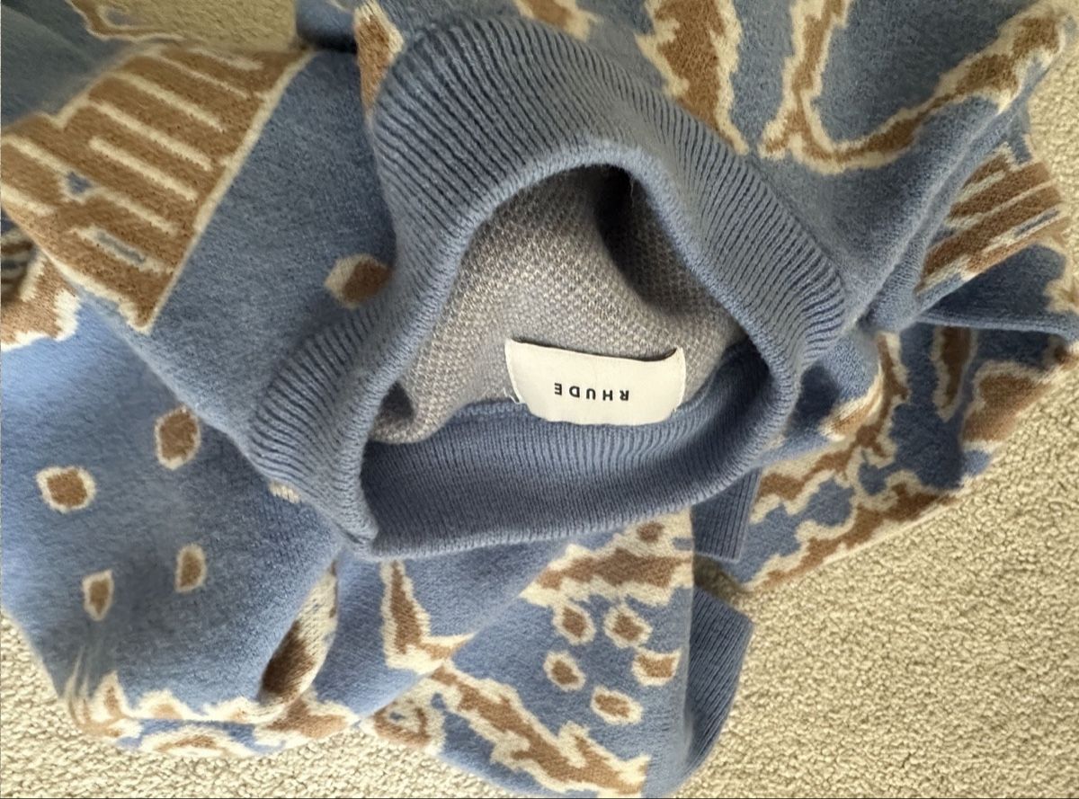 Pullover & Sweatshirts: RHUDE PULLOVER MIT PAISLEY-MUSTER IN L – Neu (gemäss Beschreibung) aus Zürich von pyneen 2