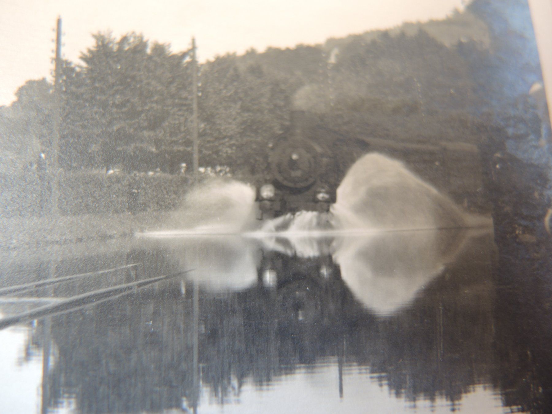 Cartoline postali: Rorschach Hochwasser mit Dampflok Ansichtskarte Postkarte – Usato da Rorschach venduto da maeck8 3