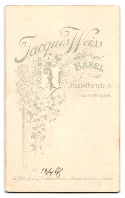 Photos & affiches: Fotografie Jacques Weiss, Basel, Elisabe – D'occasion à Berlin par bartko-reher 1