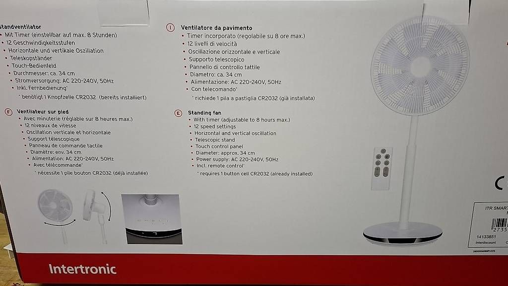 Ventilateurs: Standventilator weiss – D'occasion à Romanshorn par leogala 1
