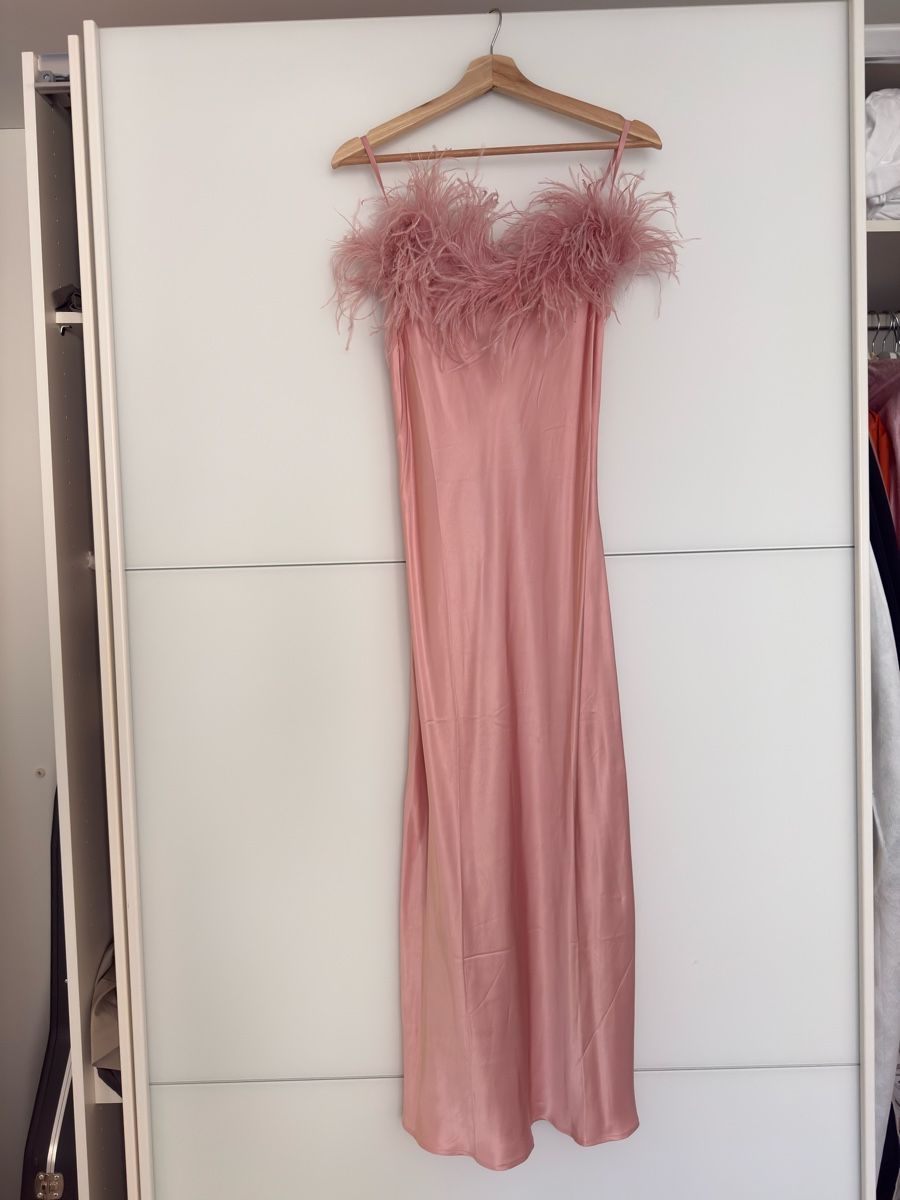 Vestiti: Chic pink feather SLEEPER dress sz S  – Nuovo (secondo la descrizione) da Zürich venduto da ada_frolova