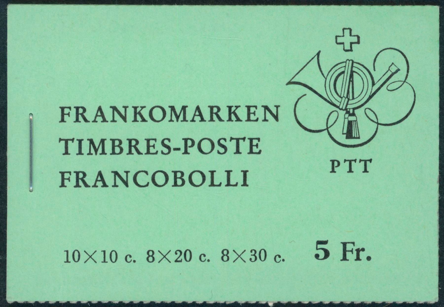 Tutti i francobolli: 1968 Markenheftchen - Postgeschichtliche Motive + Baudenkmal – Nuovo (secondo la descrizione) da Schindellegi venduto da leecollect