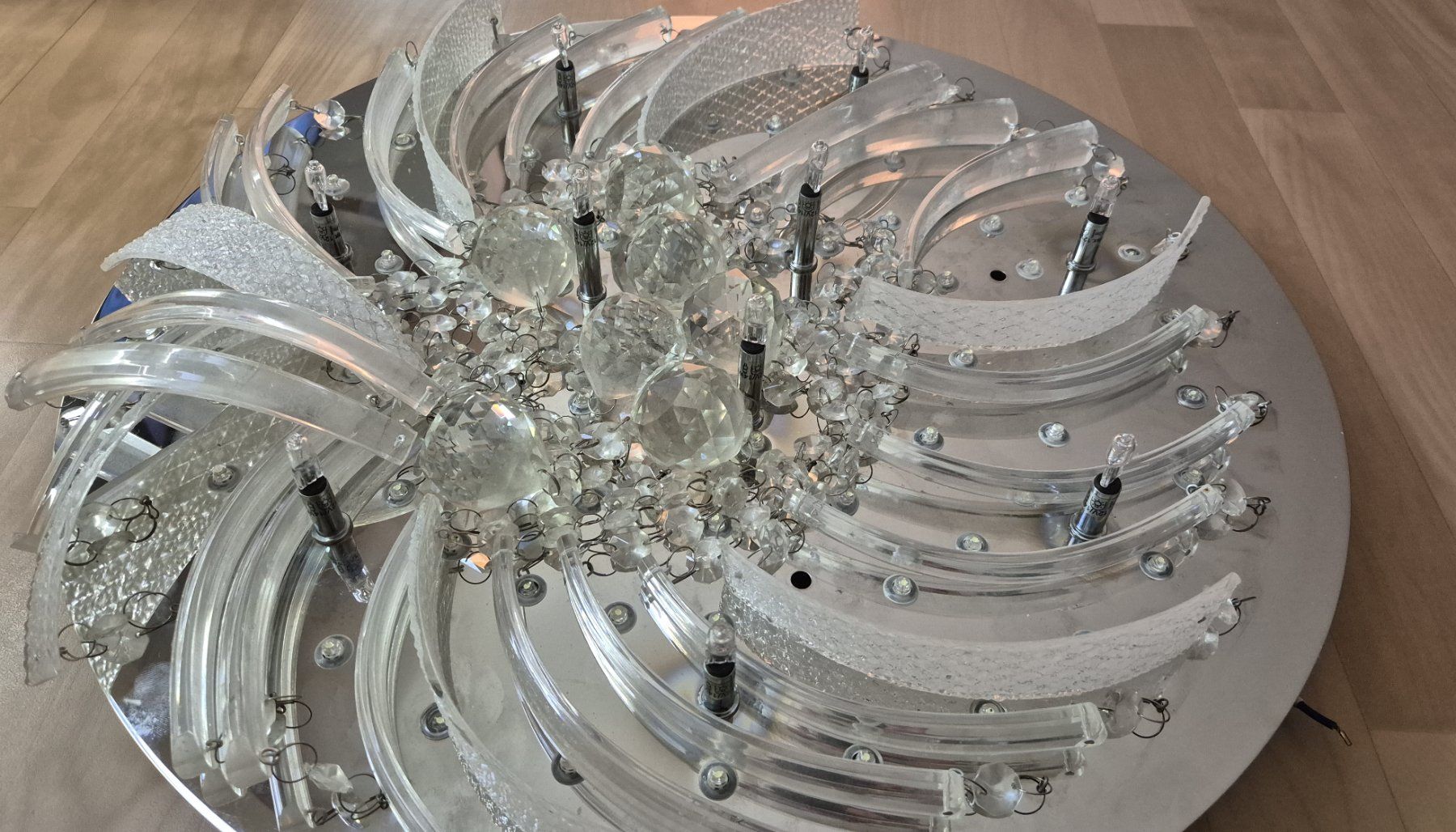 Lampadari & plafoniere: Elegante Deckenleuchte mit Kristallen – Usato da Buchs SG venduto da liz_8qvn 3
