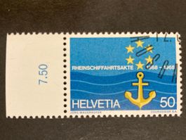 1968 Rheinschiffahrtsakte 50 C. ET (ZNr 460)