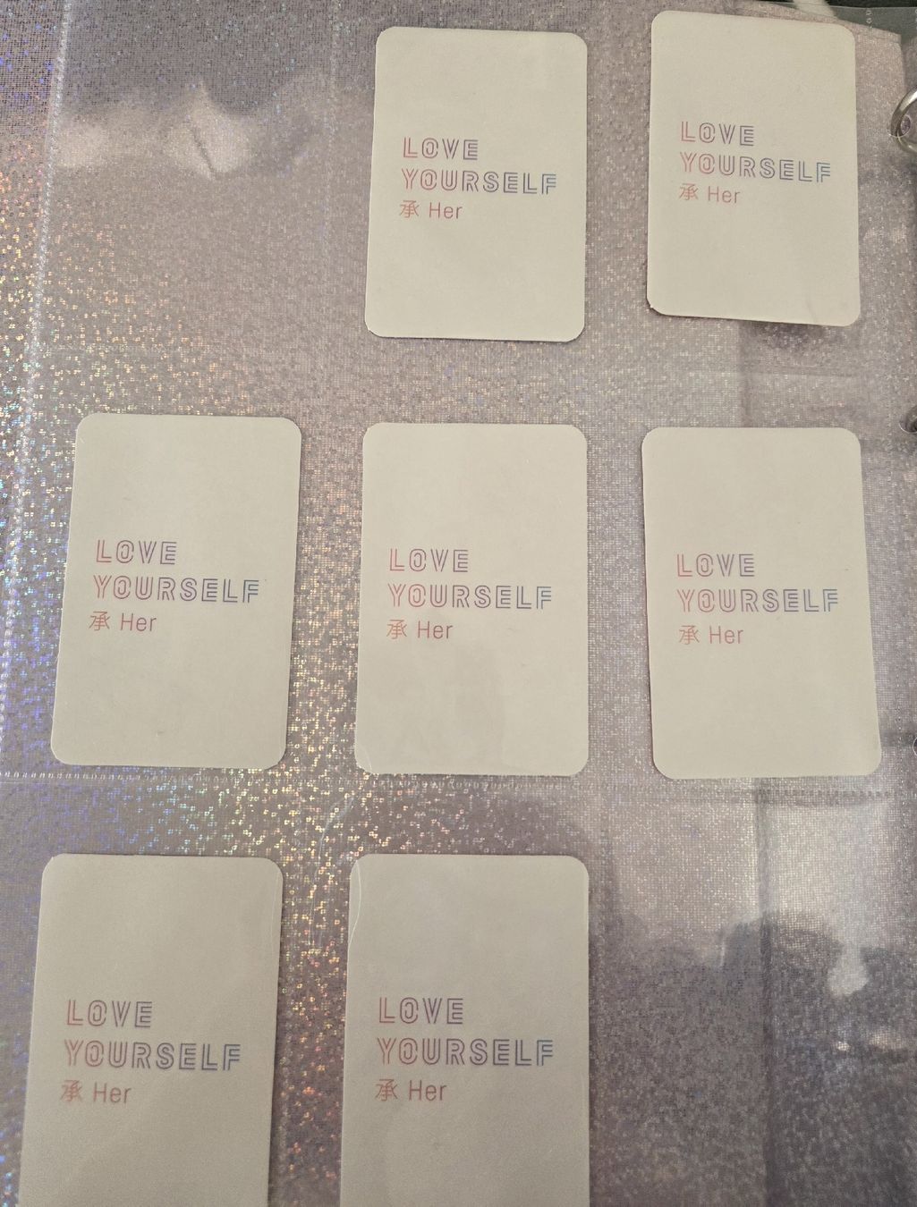 Carte collezionabili: BTS Photocards - Love Yourself - HER – Nuovo e nell'imballaggio originale da Sennhof (Winterthur) venduto da Hirnschmadder-1 1