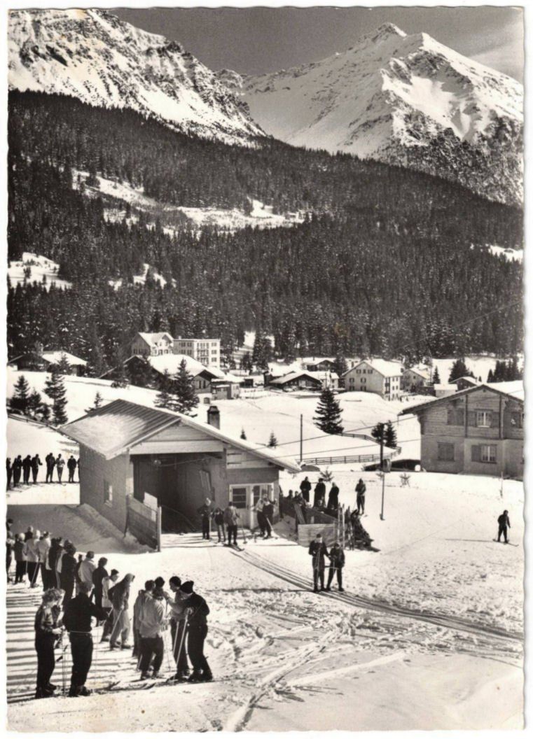 Cartoline postali: Valbella - Skilift – Usato da Binningen venduto da Mountainrider