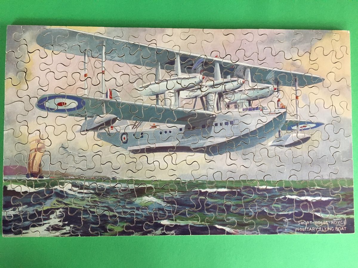 Giochi: Altes Puzzle Short Rolls Royce Flying Boat – Usato da Grellingen venduto da Toyhamster 1