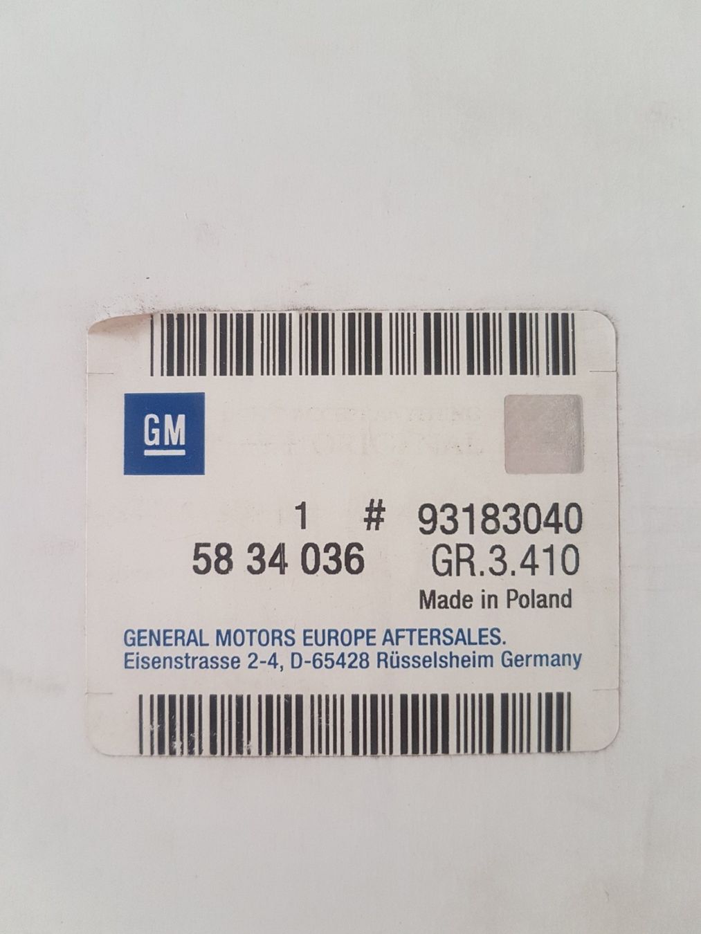 Opel Tutti pezzi di ricambio auto: OPEL Sintra 2.2 Luftfilter-Einsatz neu. – Nuovo e nell'imballaggio originale da Marbach SG venduto da Pinnie62