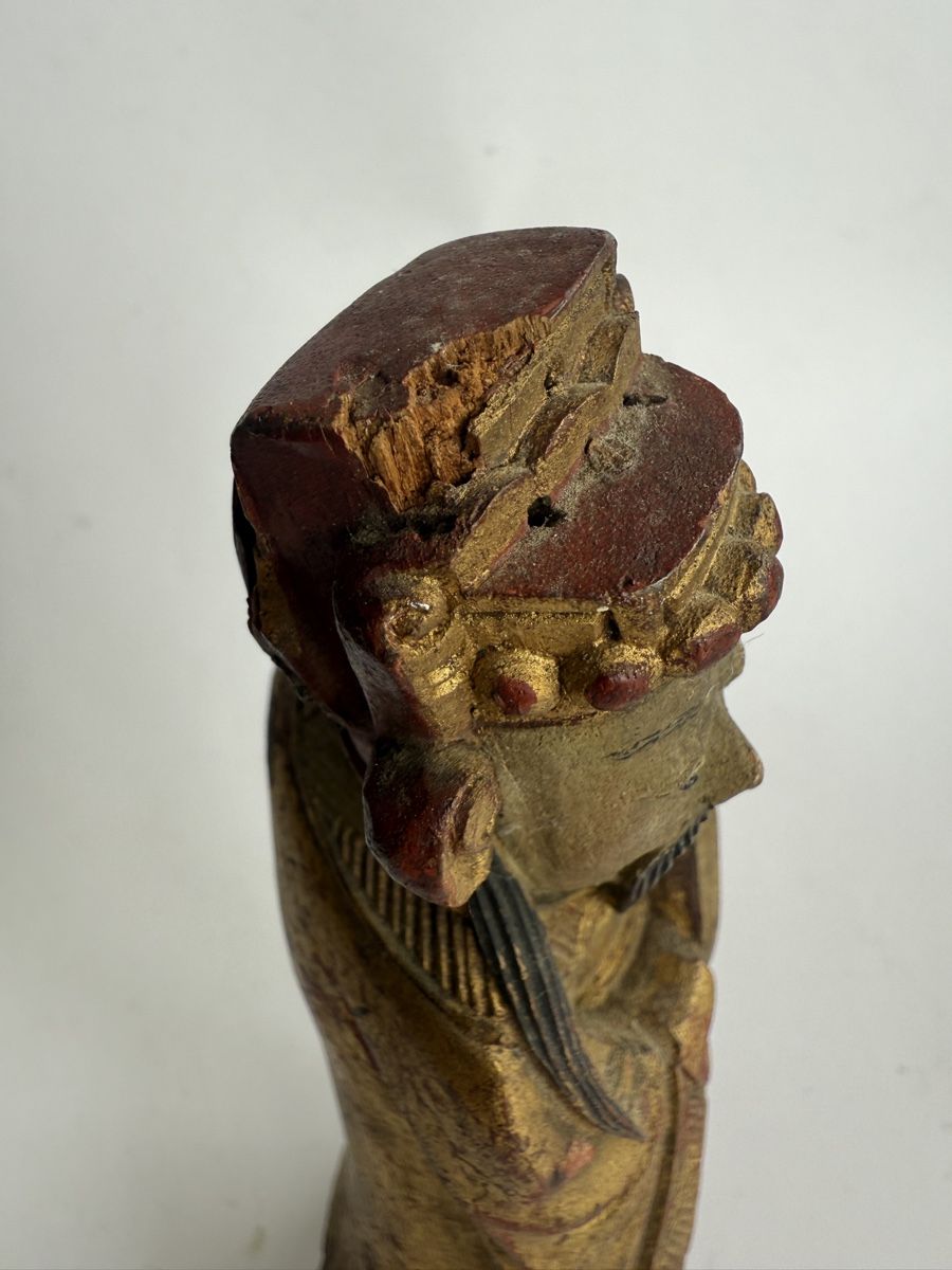 Figuren: Antike chinesische Holzfigur Qing-Dynastie 19.Jh – Gebraucht aus Zürich von Geniuss 5