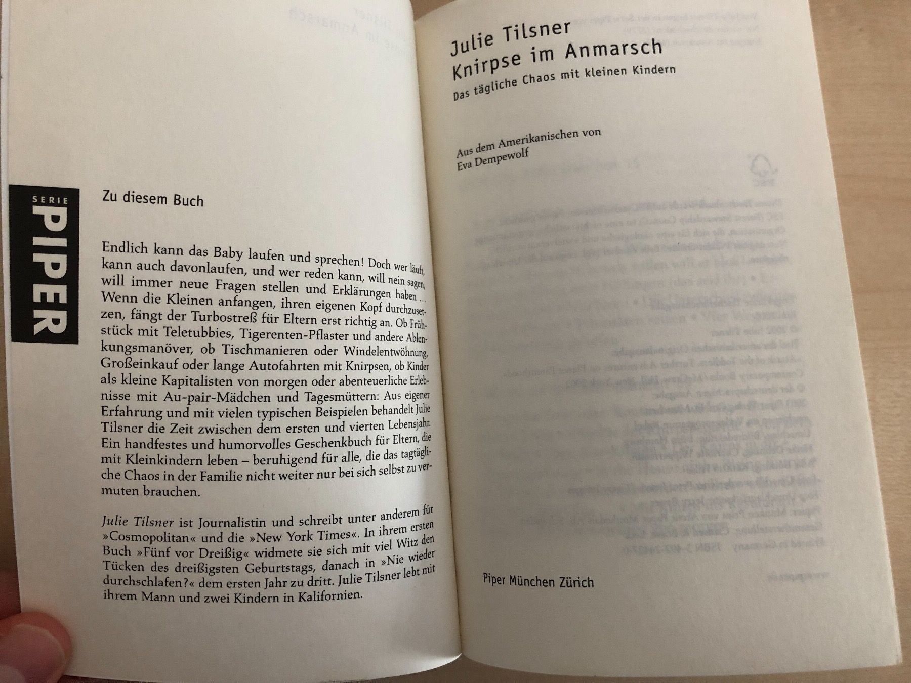 Libri: Julie Tilsner: Knirpse im Anmarsch – Usato da Aarau venduto da R-O-G-E-R 1