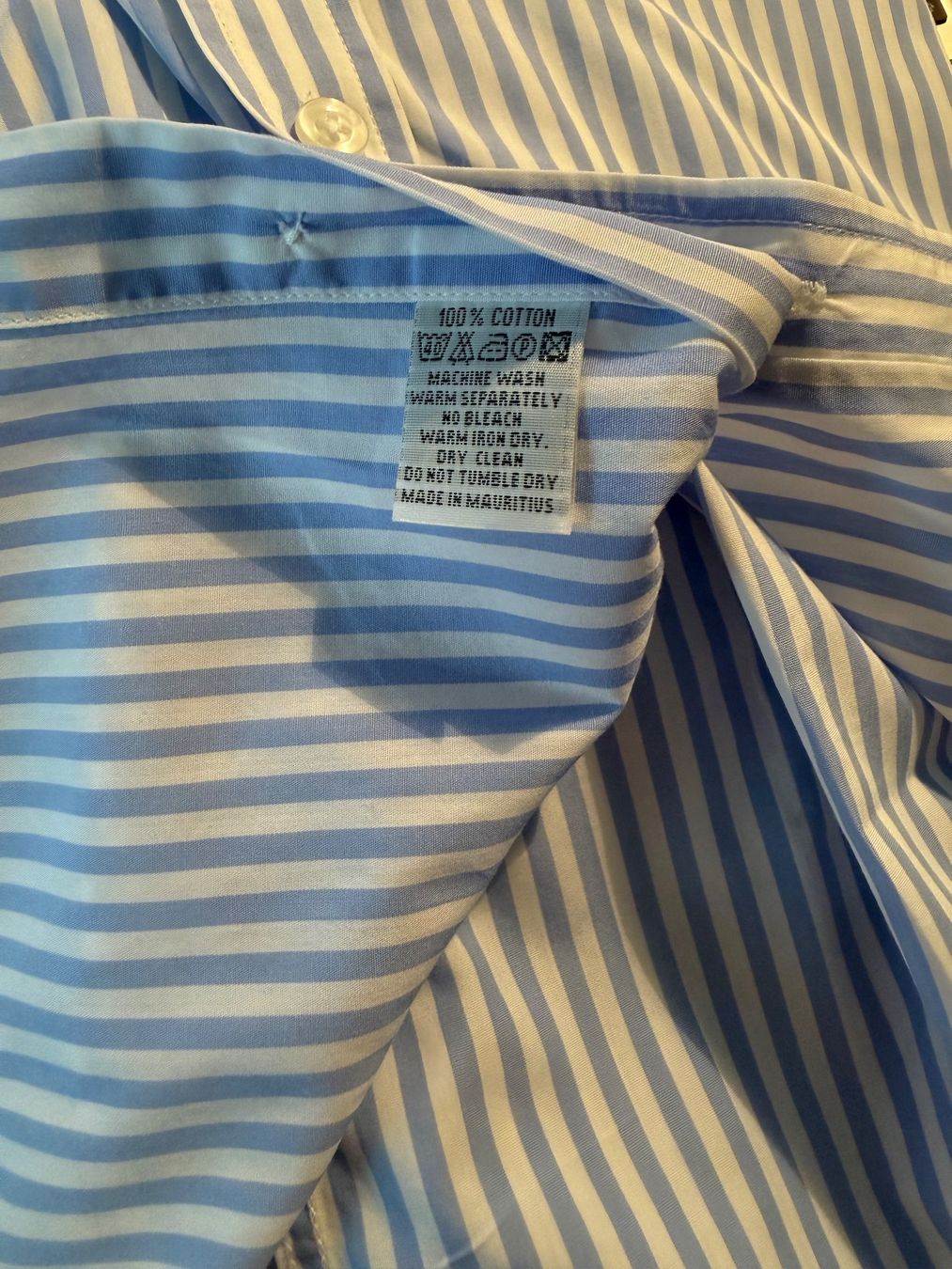 Hemden: Business Hemd Cafe Coton - Hellblau weiss gestreift – Gebraucht aus Thalwil von pie_w2lk 3