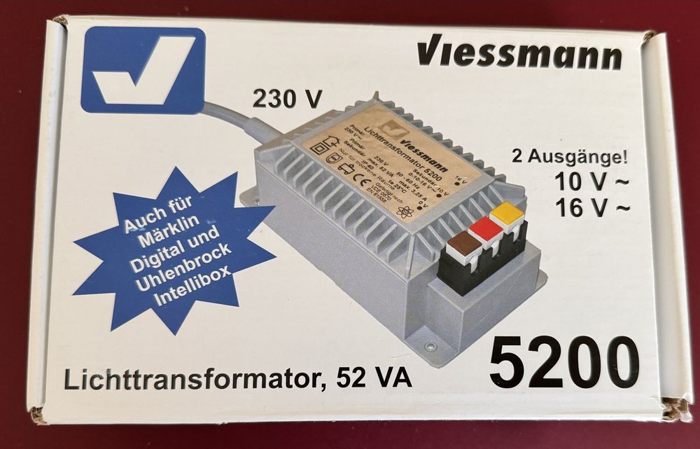 Viessmann Trafo Transformator 150 VA Power Trafo 5201 (Gebraucht) in Emmenbrücke für CHF 50.9