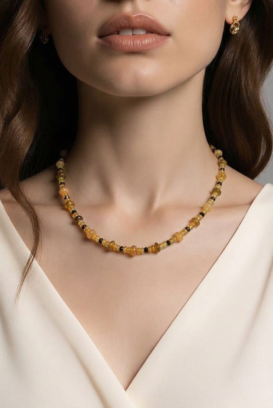 Catenine: Unikat - Opal, Spinell Halskette NEU – Nuovo e nell'imballaggio originale da Basel venduto da Chili007