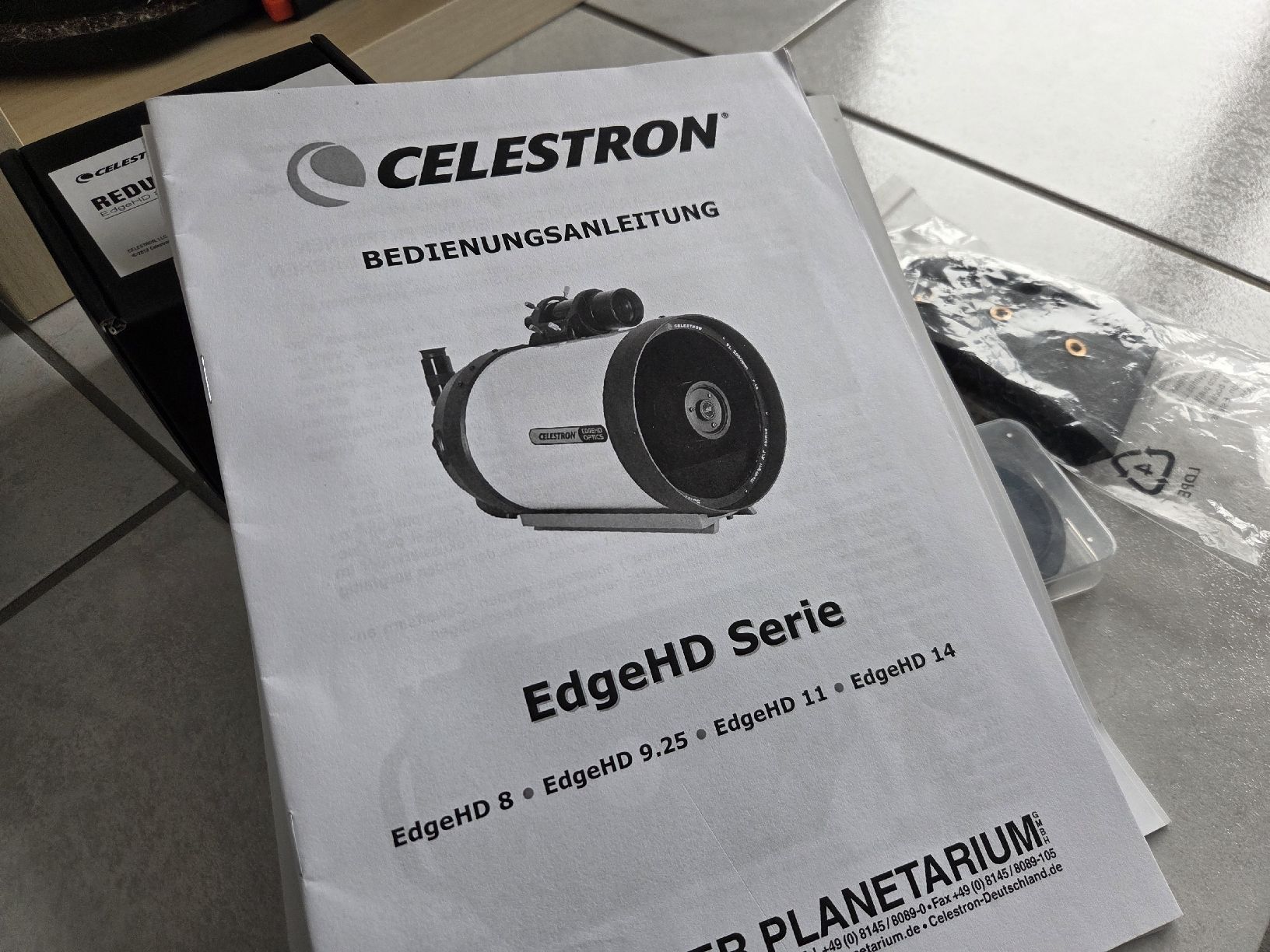 Celestron Telescopi: Celestron HD8 with 0.7 Reducer and much more – Usato da Eglisau venduto da Ppoinha 3