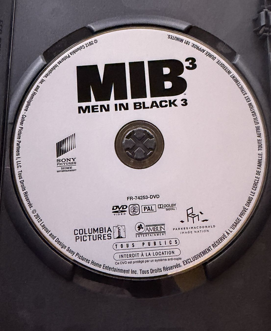 Tutti i DVDs: Men in Black 3 (2012) - DVD – Usato da Semsales venduto da __Florian__ 3
