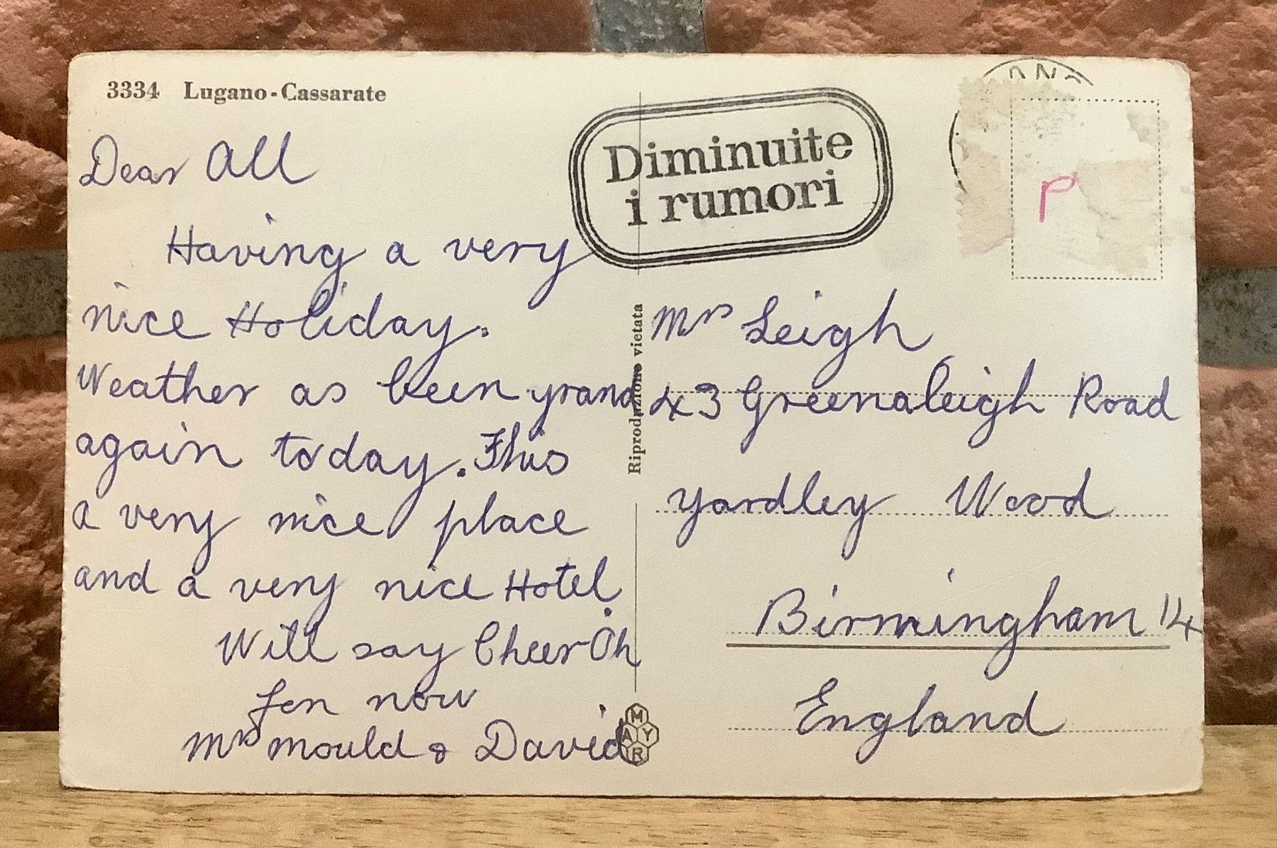 Cartoline postali: LUGANO CASSARATE - Lago di Lugano & Schiff – Usato da Root venduto da ENGLAND-TREASURES 2