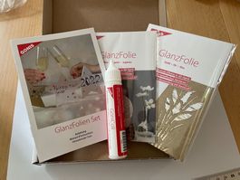 Glanzfolien-Set, Gold und Silber, von Gonis, neu und OVP
