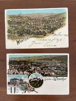 2 Ansichtskarten Schweiz Lithos von Winterthur ZH