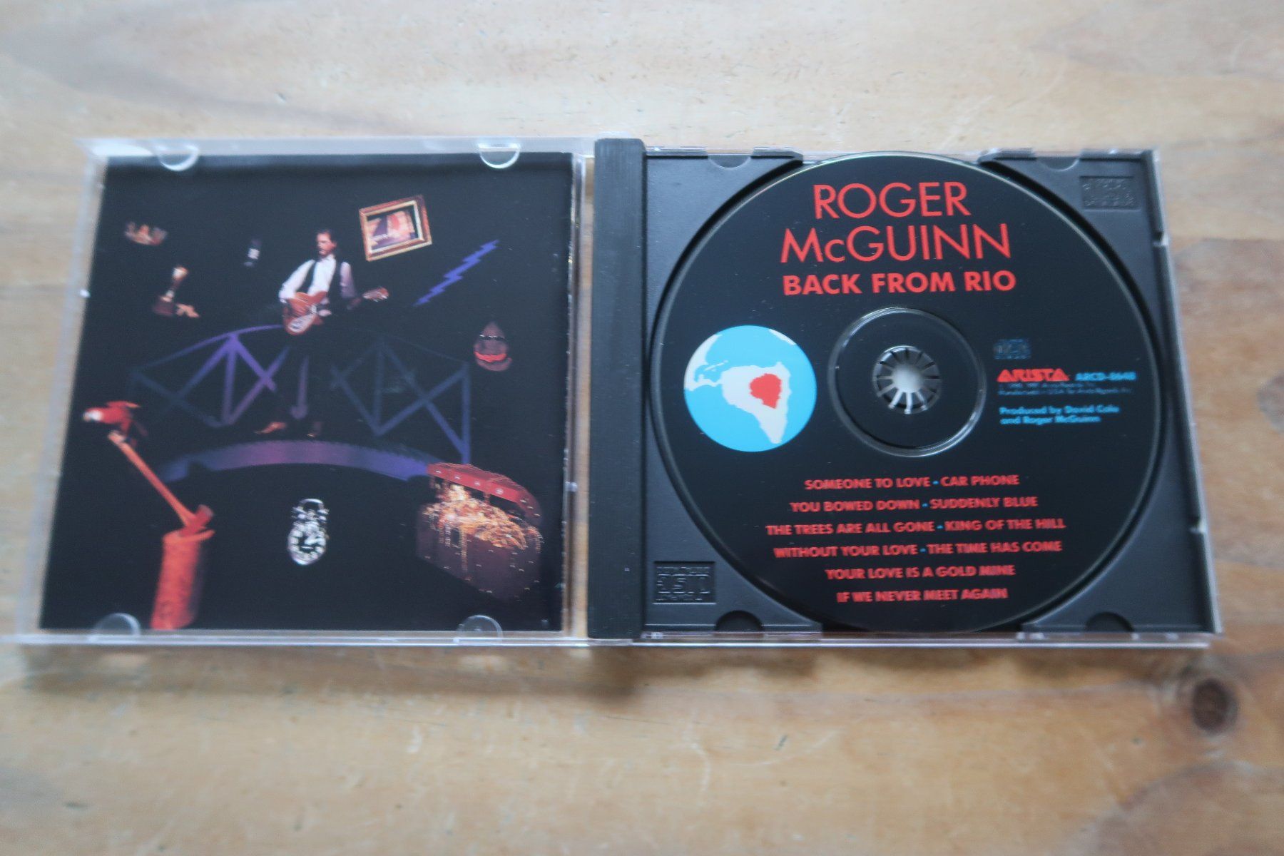 CD: ROGER McGUINN - BACK FROM RIO - EX- THE BYRDS CD – Usato da Basel venduto da Patiscat 3