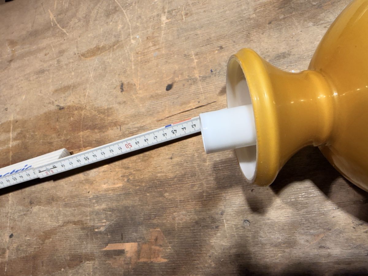 Lampade: Wandlampe Messing Glas Gelb Antik – Usato da Bolligen venduto da Deltadelta_0 1