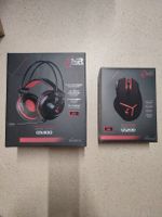 PC Gamer Headset und Gamer Mouse