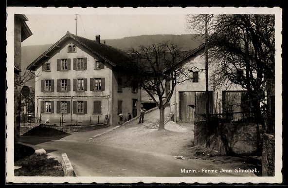Cartoline postali: AK Marin, Ferme Jean Simonet – Usato da Berlin venduto da bartko-reher