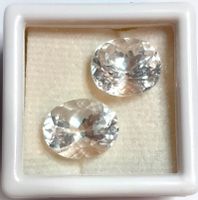 2x Morganites 6.78 ct - Valeur 380.- Fr