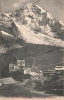 Kleine Scheidegg (BE) Panoramablick auf 2064 m mit dem Mönch