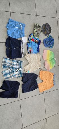 Kinderkleider-Paket Grösse 92 – Sommerhosen, Badehosen 