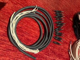 Audiokabel mit Klinkensteckern Konvolut gebraucht