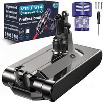 Akku Ersatz für Dyson V11 SV14 Schraubmodell + Filter