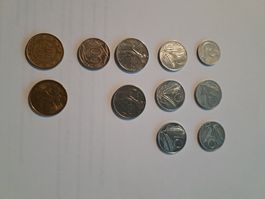 Lot Münzen Italien 10 Lit 50 Lit 100 Lit 200 Lit