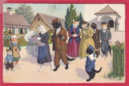 KATZENKARTE, TAUFE (MAX KÜNZLI)